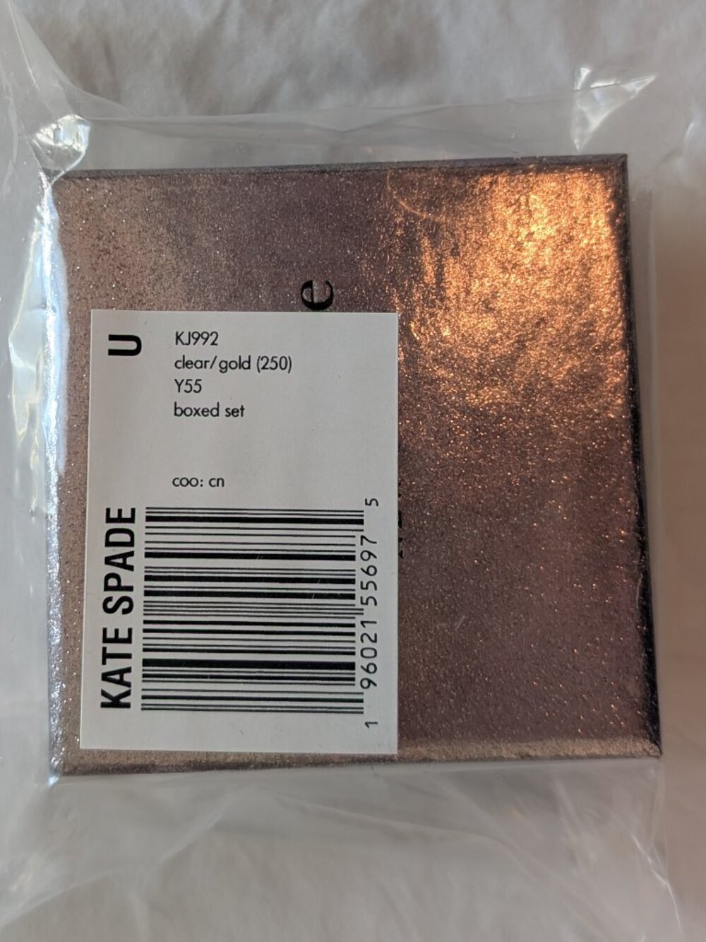 NIB Kate Spade Pave Present Pendant and Studs Boxed Set - Picture 7 of 9